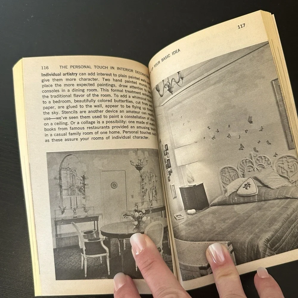 The Personal Touch in Interior Decorating by Betty Pepis - paperback book - 1964